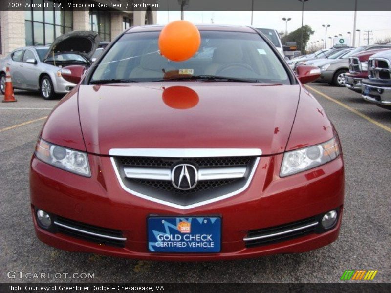 Moroccan Red Pearl / Parchment 2008 Acura TL 3.2