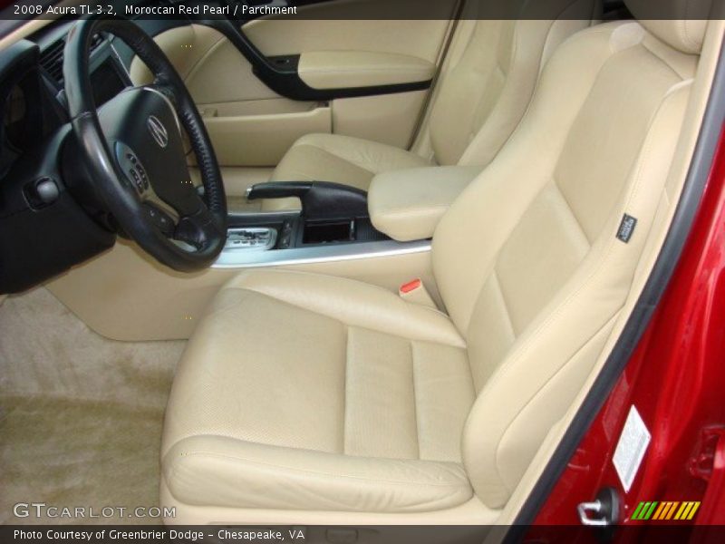 Moroccan Red Pearl / Parchment 2008 Acura TL 3.2