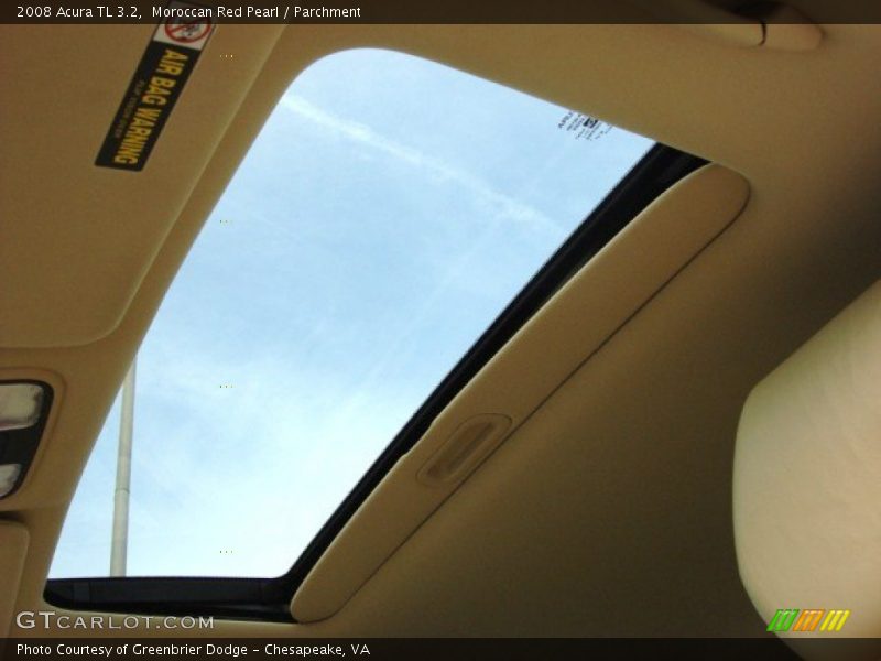 Moroccan Red Pearl / Parchment 2008 Acura TL 3.2