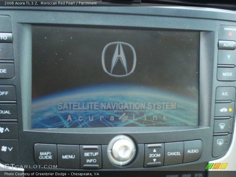 Moroccan Red Pearl / Parchment 2008 Acura TL 3.2