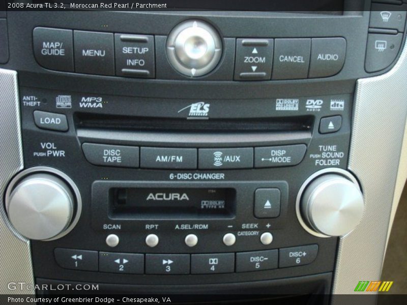 Moroccan Red Pearl / Parchment 2008 Acura TL 3.2