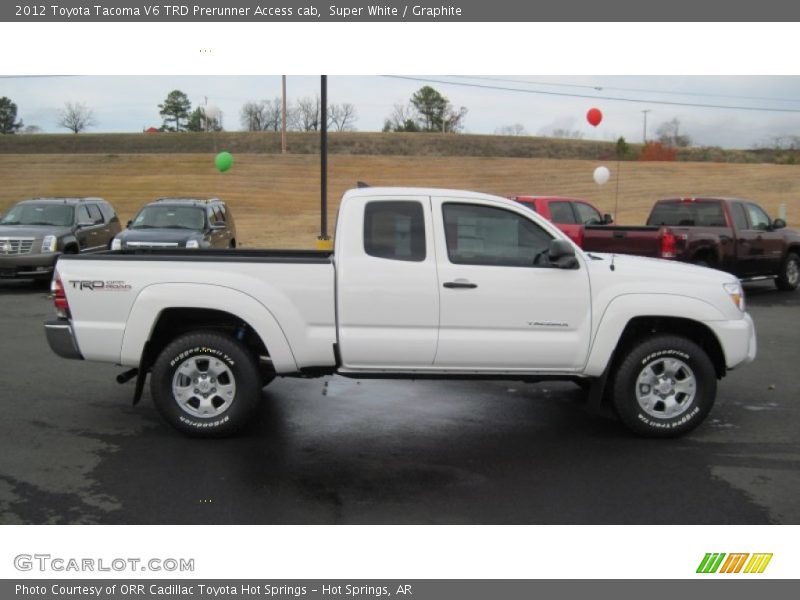  2012 Tacoma V6 TRD Prerunner Access cab Super White