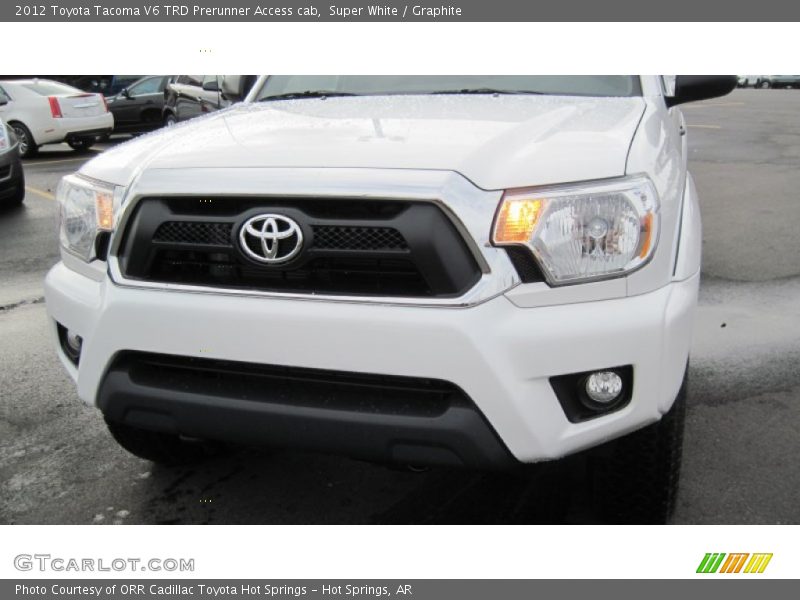 Super White / Graphite 2012 Toyota Tacoma V6 TRD Prerunner Access cab