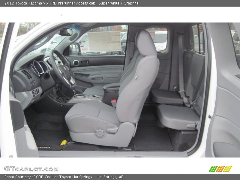  2012 Tacoma V6 TRD Prerunner Access cab Graphite Interior