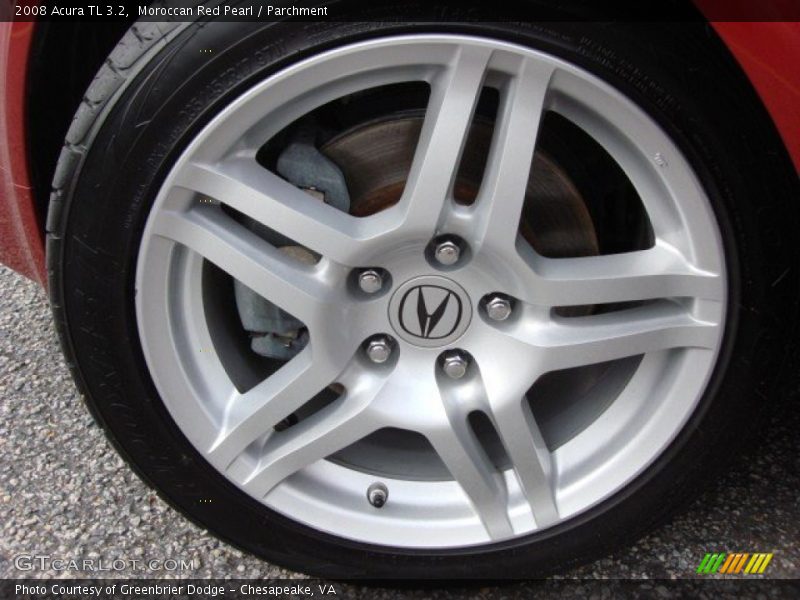 Moroccan Red Pearl / Parchment 2008 Acura TL 3.2