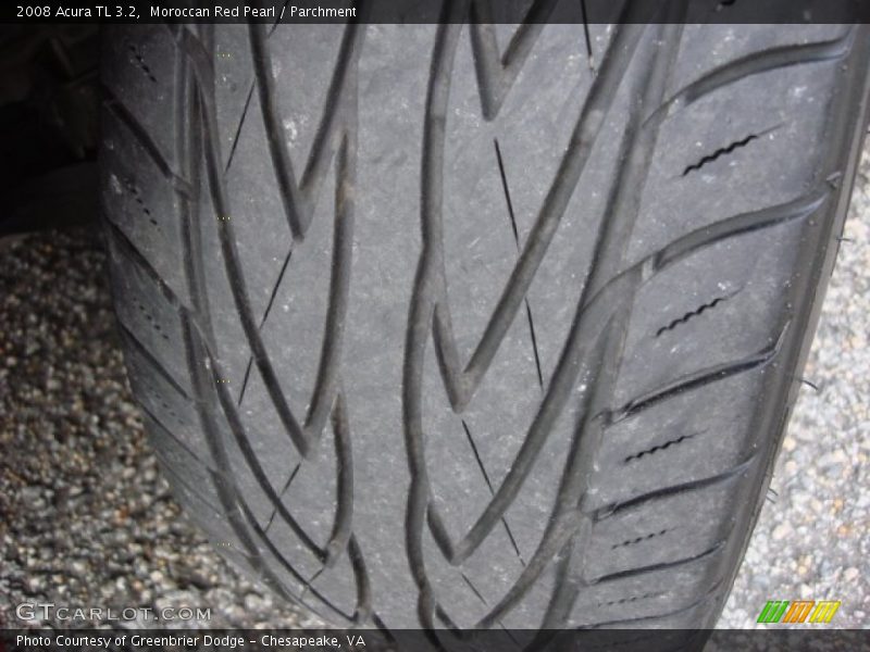 Moroccan Red Pearl / Parchment 2008 Acura TL 3.2