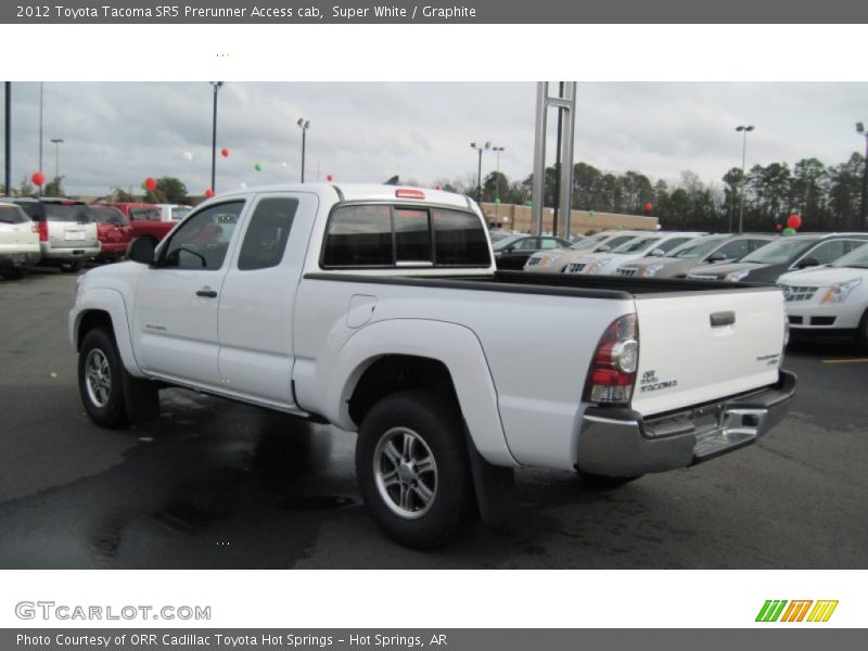 Super White / Graphite 2012 Toyota Tacoma SR5 Prerunner Access cab