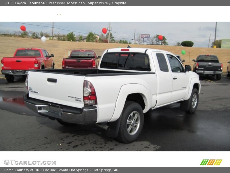Super White / Graphite 2012 Toyota Tacoma SR5 Prerunner Access cab