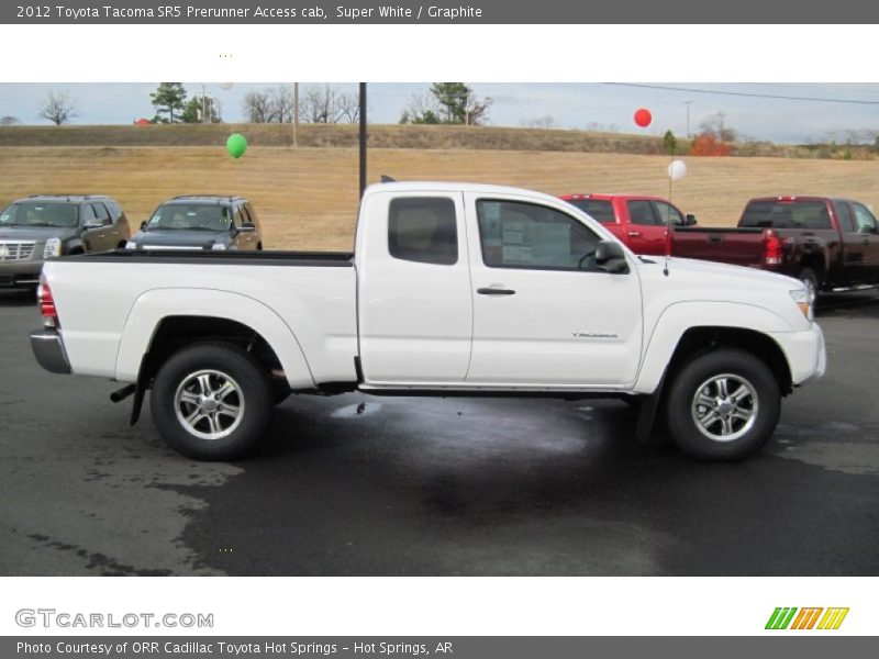 Super White / Graphite 2012 Toyota Tacoma SR5 Prerunner Access cab