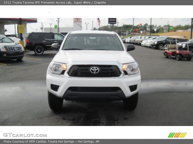 Super White / Graphite 2012 Toyota Tacoma SR5 Prerunner Access cab