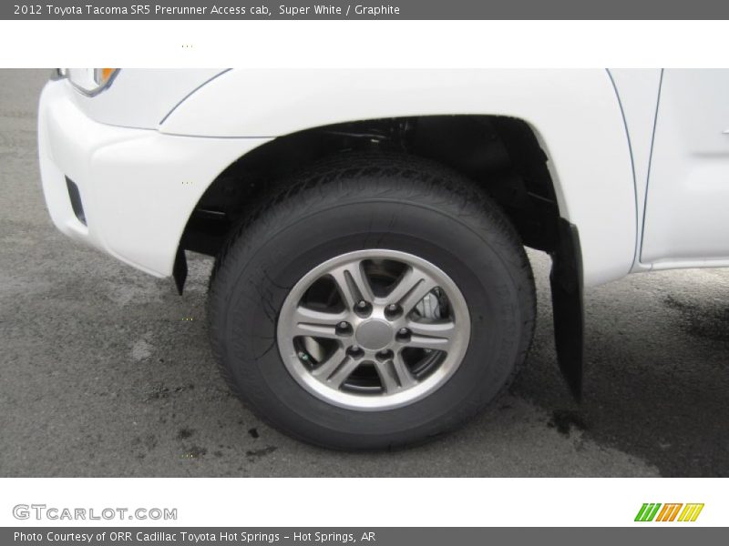 Super White / Graphite 2012 Toyota Tacoma SR5 Prerunner Access cab