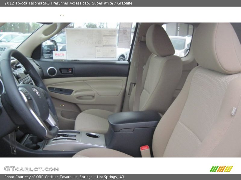 Super White / Graphite 2012 Toyota Tacoma SR5 Prerunner Access cab