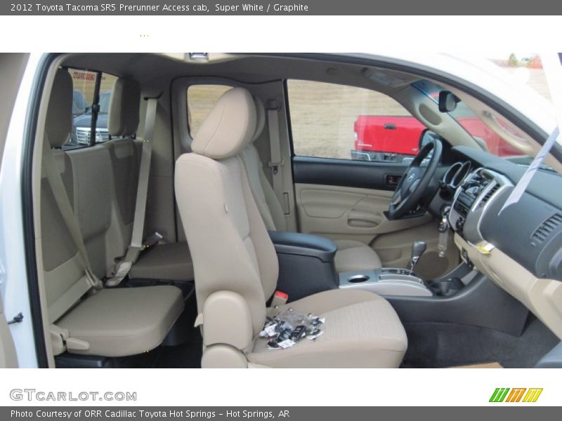 Super White / Graphite 2012 Toyota Tacoma SR5 Prerunner Access cab