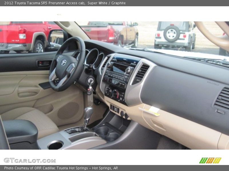 Super White / Graphite 2012 Toyota Tacoma SR5 Prerunner Access cab