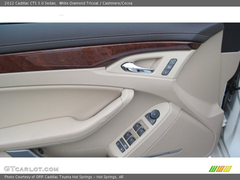 White Diamond Tricoat / Cashmere/Cocoa 2012 Cadillac CTS 3.0 Sedan