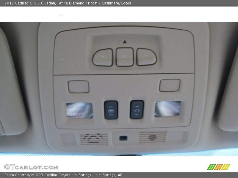 White Diamond Tricoat / Cashmere/Cocoa 2012 Cadillac CTS 3.0 Sedan
