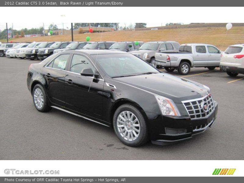 Black Raven / Light Titanium/Ebony 2012 Cadillac CTS 3.0 Sedan