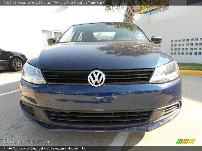 Tempest Blue Metallic / Titan Black 2012 Volkswagen Jetta S Sedan