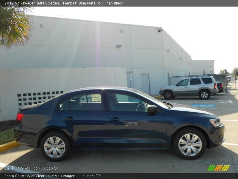 Tempest Blue Metallic / Titan Black 2012 Volkswagen Jetta S Sedan