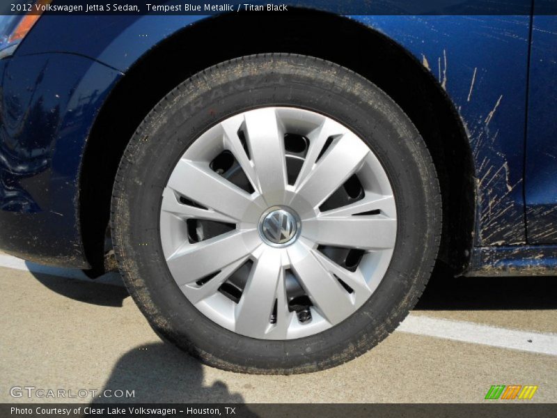 Tempest Blue Metallic / Titan Black 2012 Volkswagen Jetta S Sedan