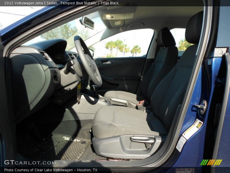 Tempest Blue Metallic / Titan Black 2012 Volkswagen Jetta S Sedan
