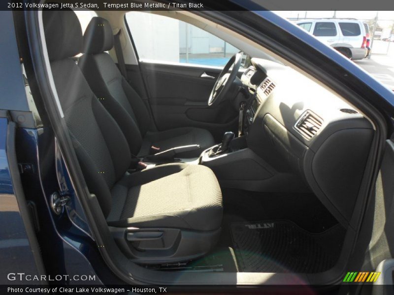 Tempest Blue Metallic / Titan Black 2012 Volkswagen Jetta S Sedan