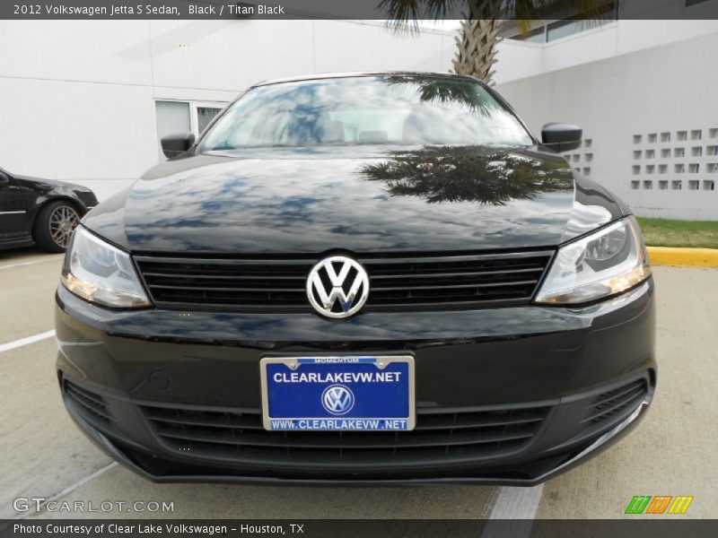 Black / Titan Black 2012 Volkswagen Jetta S Sedan