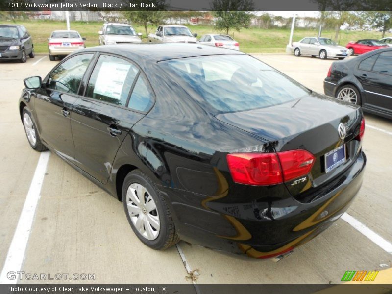 Black / Titan Black 2012 Volkswagen Jetta S Sedan