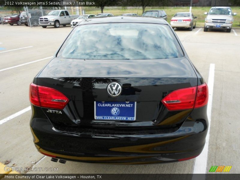 Black / Titan Black 2012 Volkswagen Jetta S Sedan