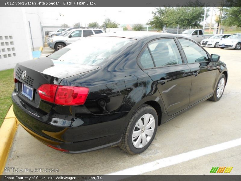 Black / Titan Black 2012 Volkswagen Jetta S Sedan