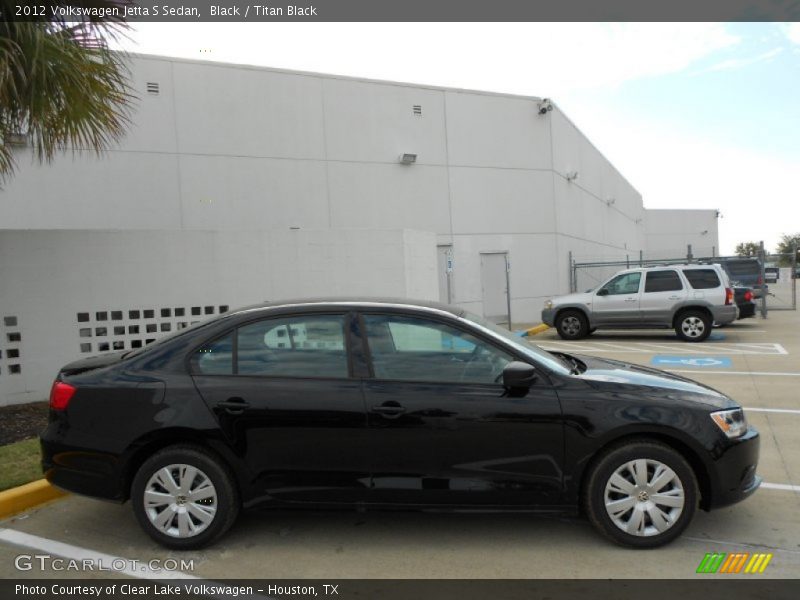 Black / Titan Black 2012 Volkswagen Jetta S Sedan