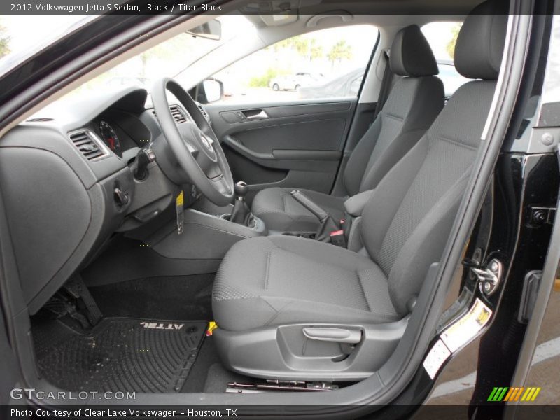 Black / Titan Black 2012 Volkswagen Jetta S Sedan
