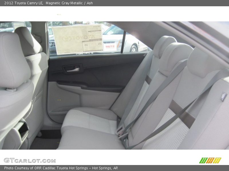 Magnetic Gray Metallic / Ash 2012 Toyota Camry LE