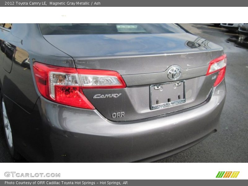 Magnetic Gray Metallic / Ash 2012 Toyota Camry LE