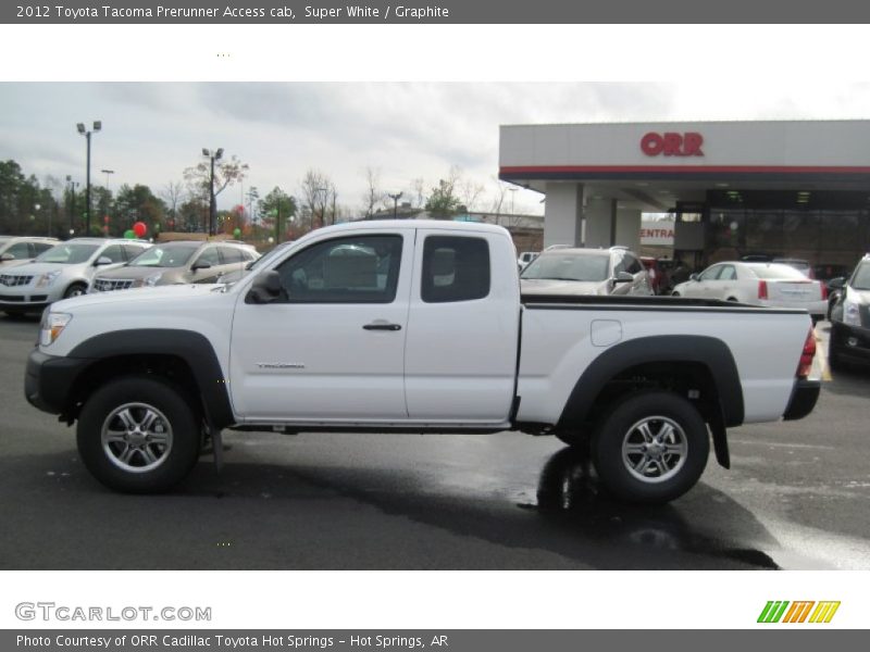 Super White / Graphite 2012 Toyota Tacoma Prerunner Access cab