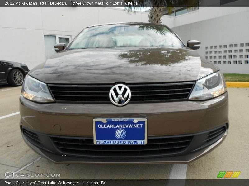 Toffee Brown Metallic / Cornsilk Beige 2012 Volkswagen Jetta TDI Sedan