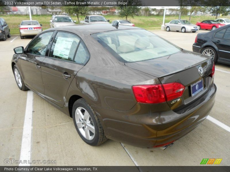 Toffee Brown Metallic / Cornsilk Beige 2012 Volkswagen Jetta TDI Sedan