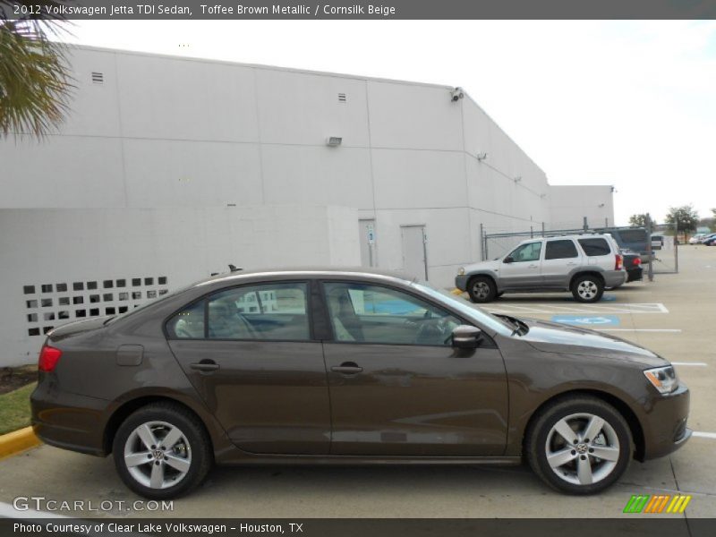 Toffee Brown Metallic / Cornsilk Beige 2012 Volkswagen Jetta TDI Sedan