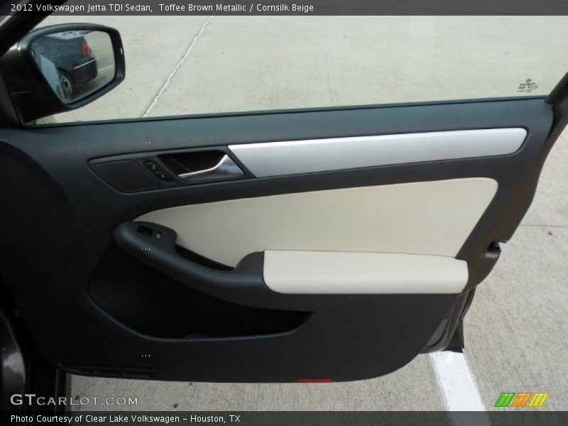 Toffee Brown Metallic / Cornsilk Beige 2012 Volkswagen Jetta TDI Sedan