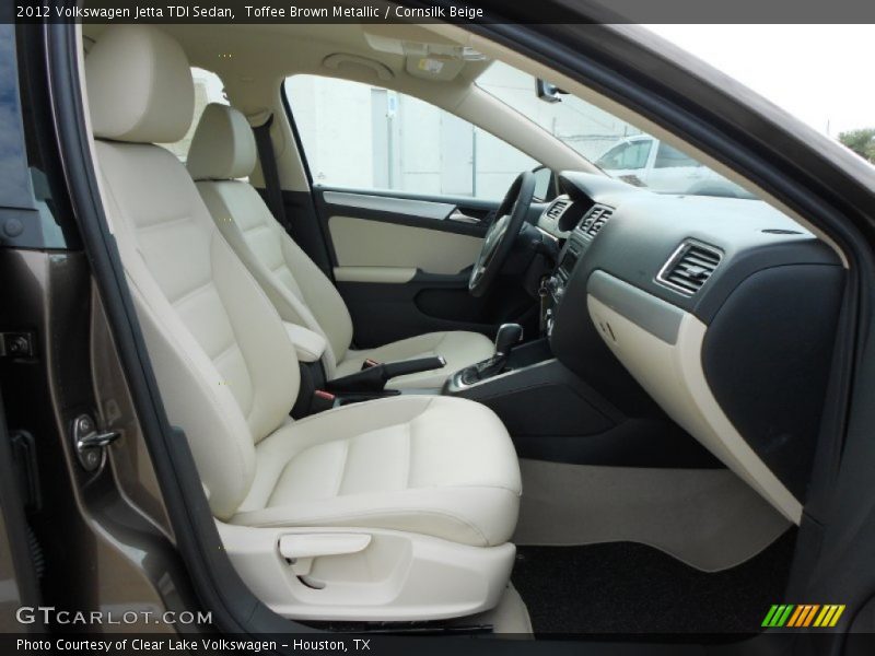  2012 Jetta TDI Sedan Cornsilk Beige Interior