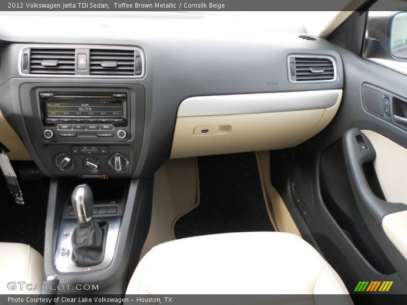 Toffee Brown Metallic / Cornsilk Beige 2012 Volkswagen Jetta TDI Sedan