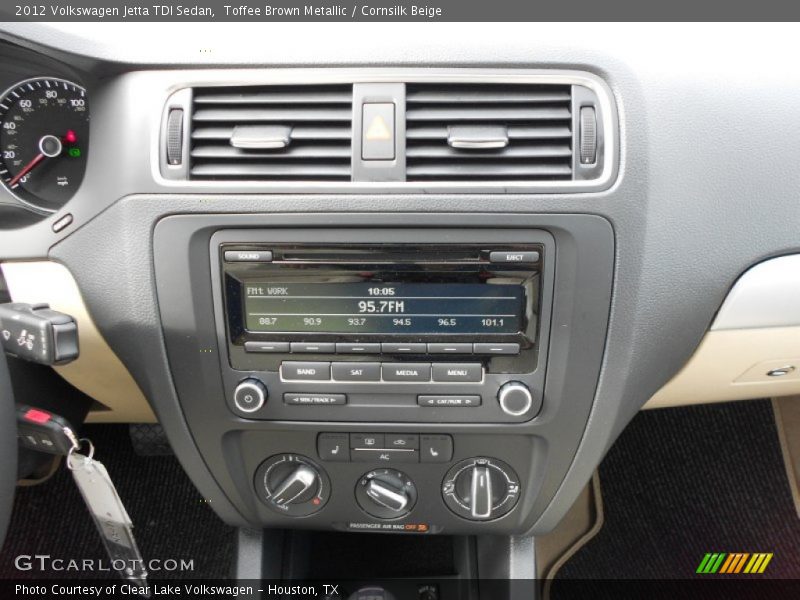 Controls of 2012 Jetta TDI Sedan