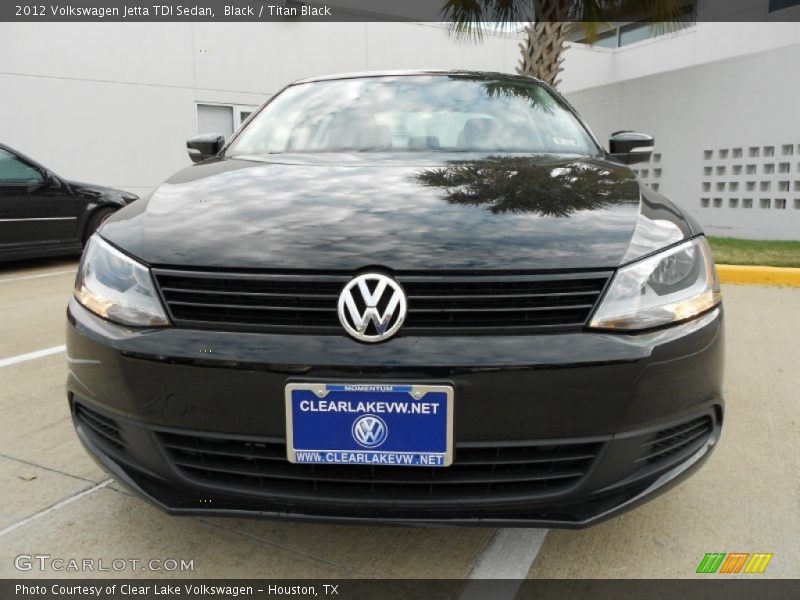 Black / Titan Black 2012 Volkswagen Jetta TDI Sedan