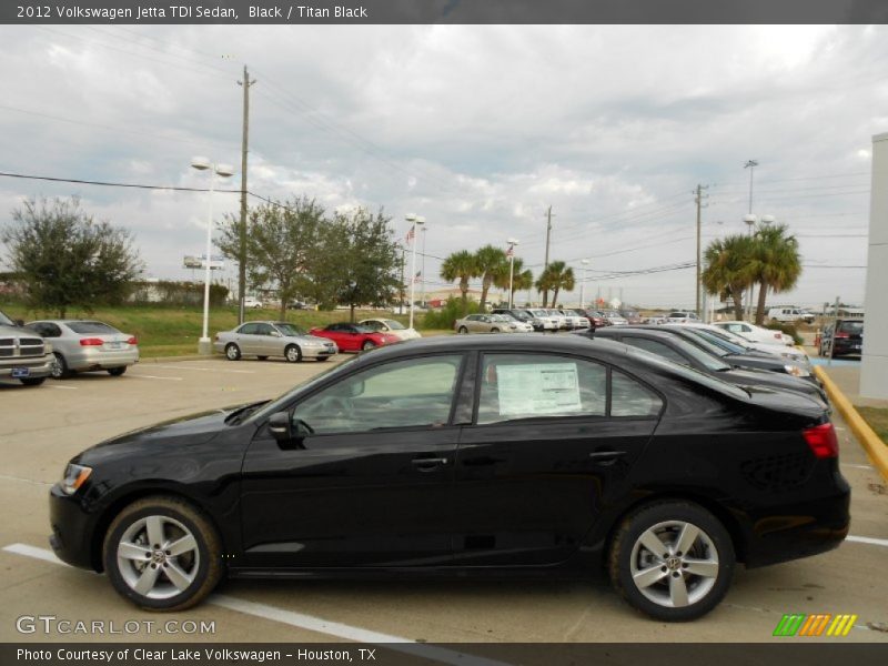 Black / Titan Black 2012 Volkswagen Jetta TDI Sedan