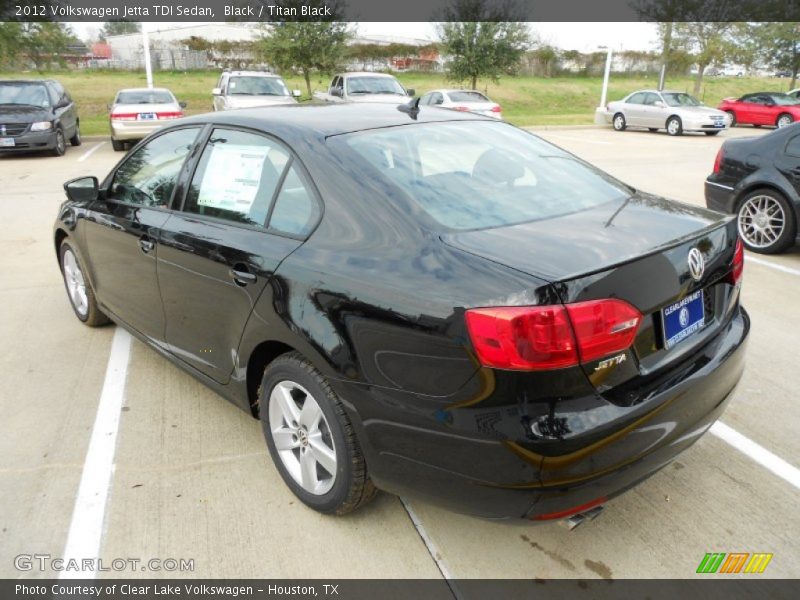 Black / Titan Black 2012 Volkswagen Jetta TDI Sedan