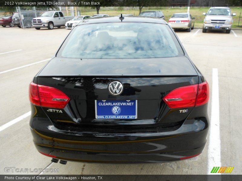 Black / Titan Black 2012 Volkswagen Jetta TDI Sedan