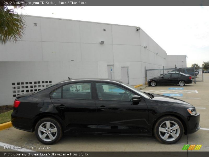 Black / Titan Black 2012 Volkswagen Jetta TDI Sedan