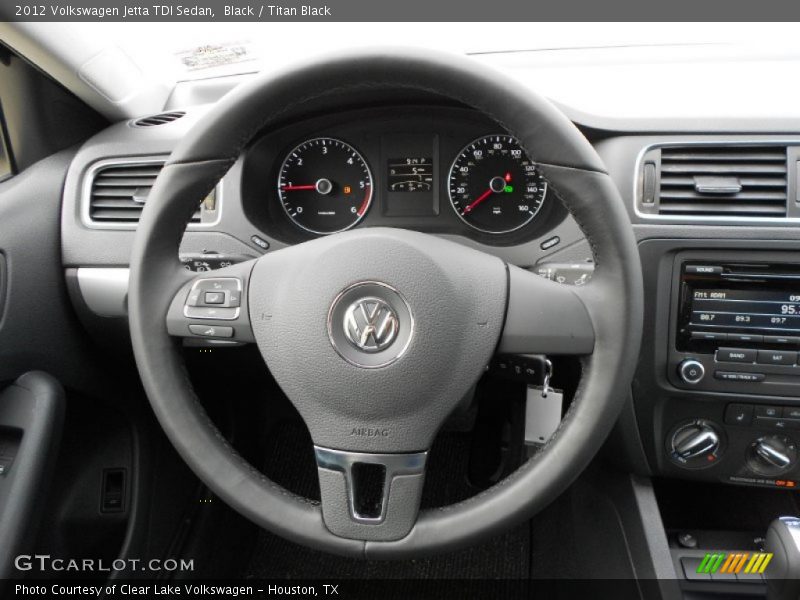 Black / Titan Black 2012 Volkswagen Jetta TDI Sedan