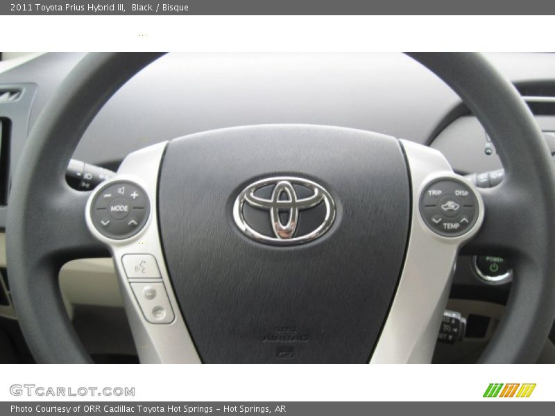 Black / Bisque 2011 Toyota Prius Hybrid III