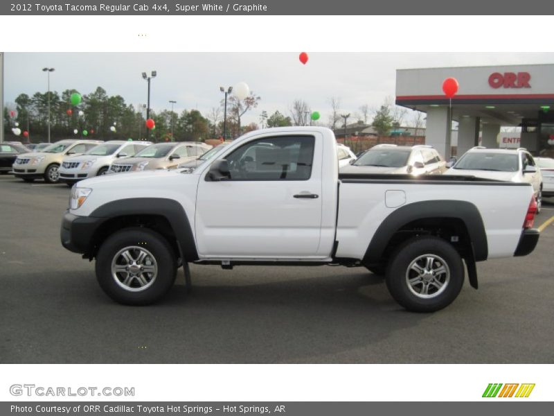 Super White / Graphite 2012 Toyota Tacoma Regular Cab 4x4